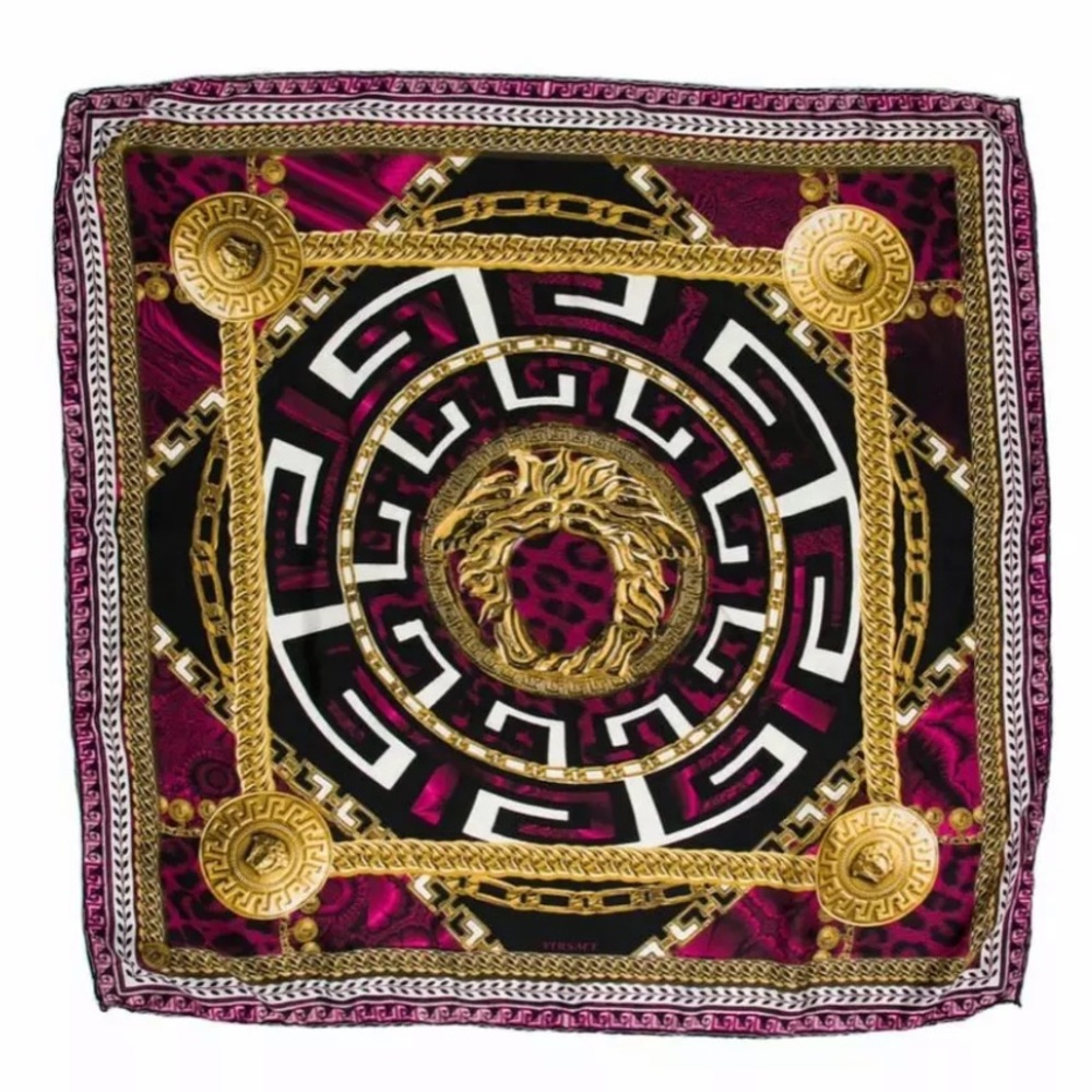 Versace Silk Printed Scarf